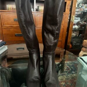Ralph Lauren Rich Brown Heeled Boots
